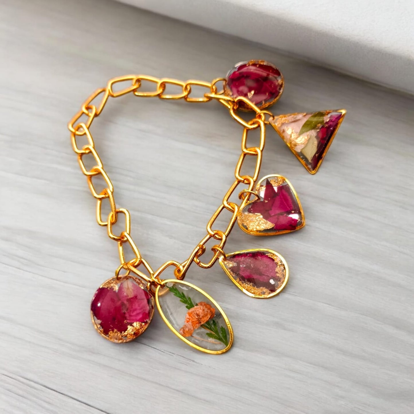 Handmade bracelet for real Rose
