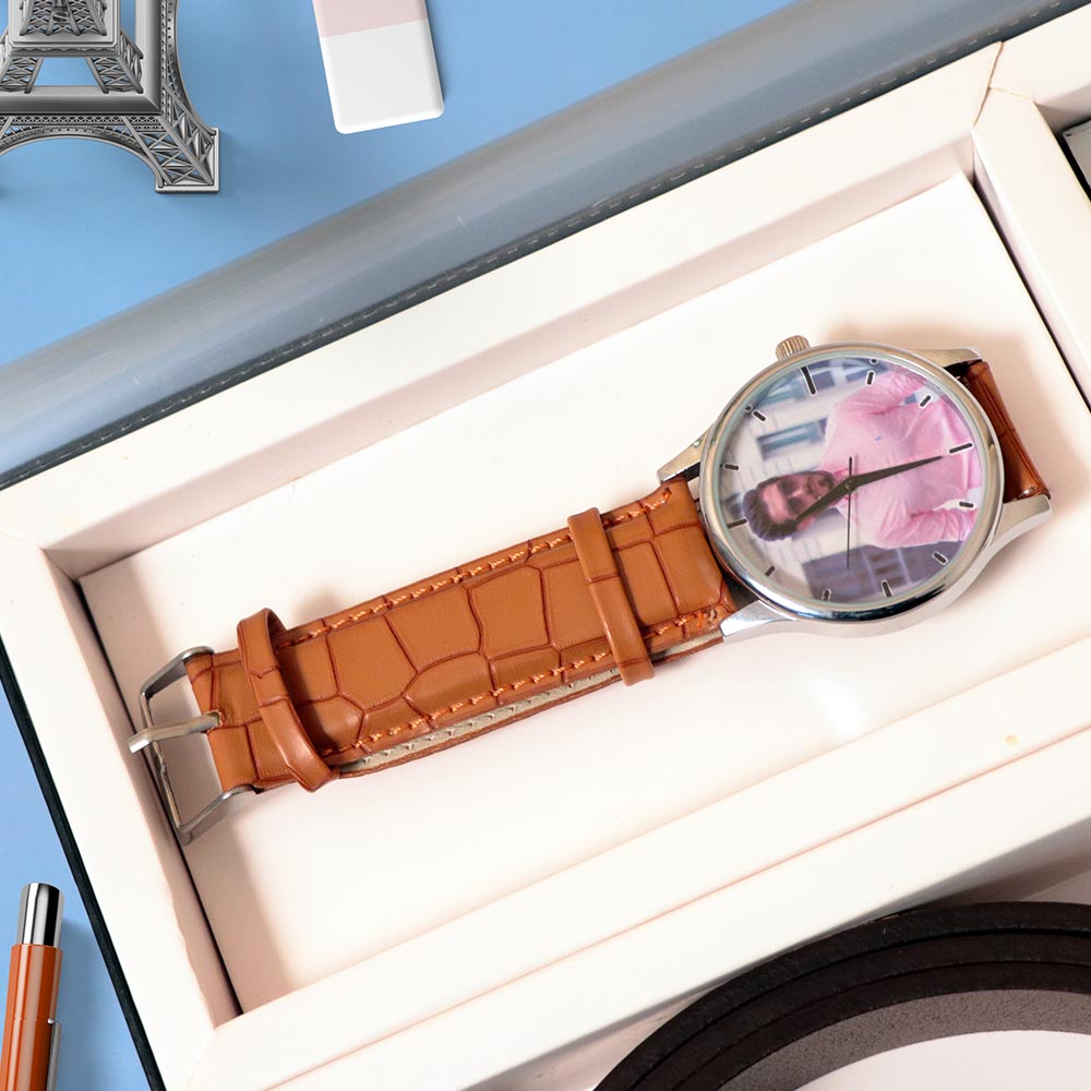 Leather Belt, Wallet, Watch And Card Holder Gift Set