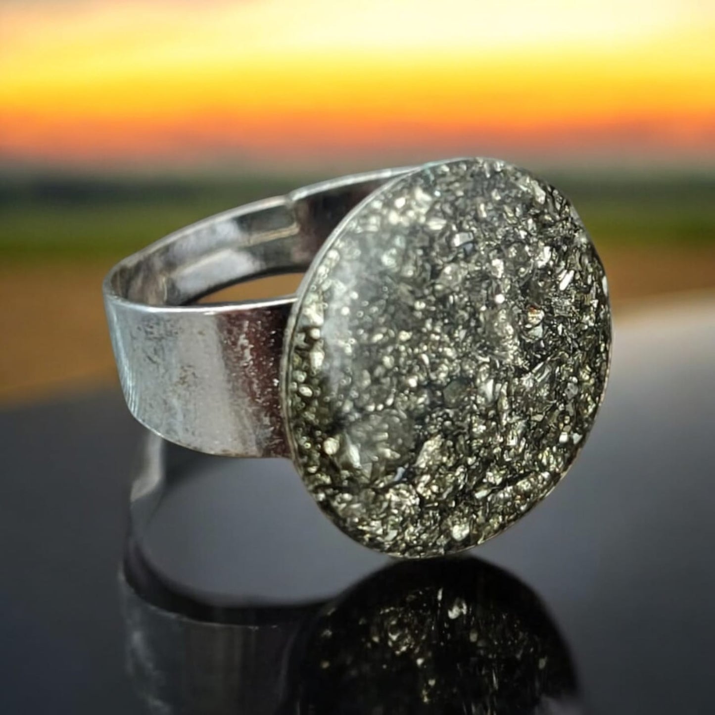 Pyrite Handmade Ring