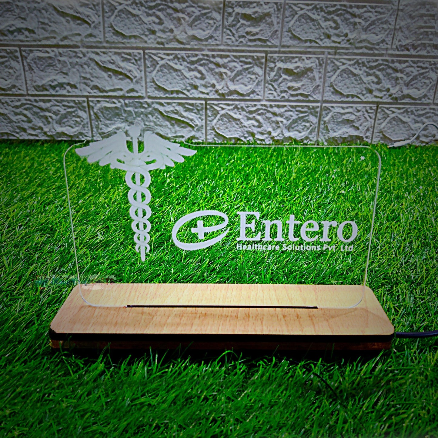 PERSONALIZED DOCTOR DESK NAME PLATE