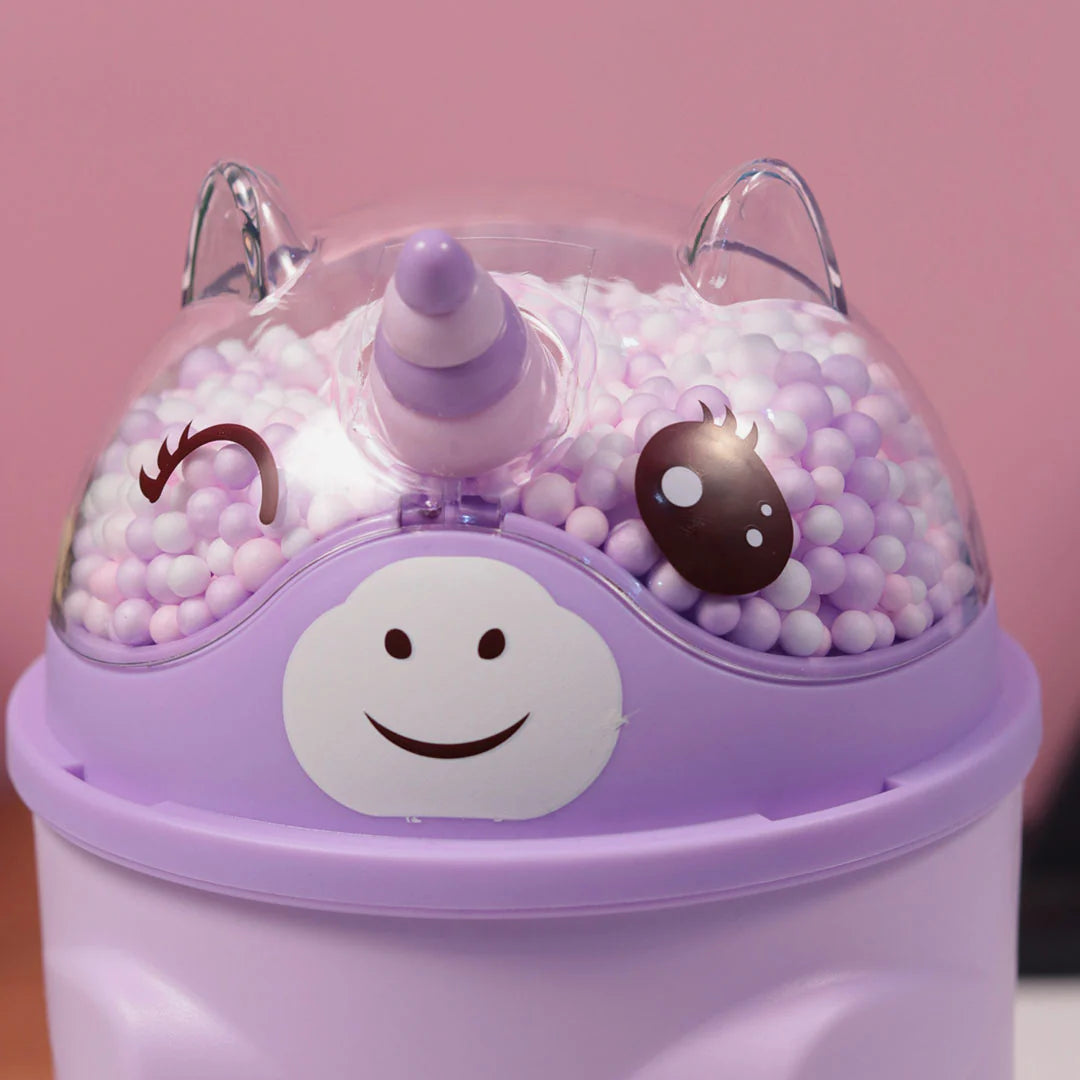 PERSONALIZED PLASTIC PIGGY BANK -UNICORN DESIGN GULLAK FOR GIRLS