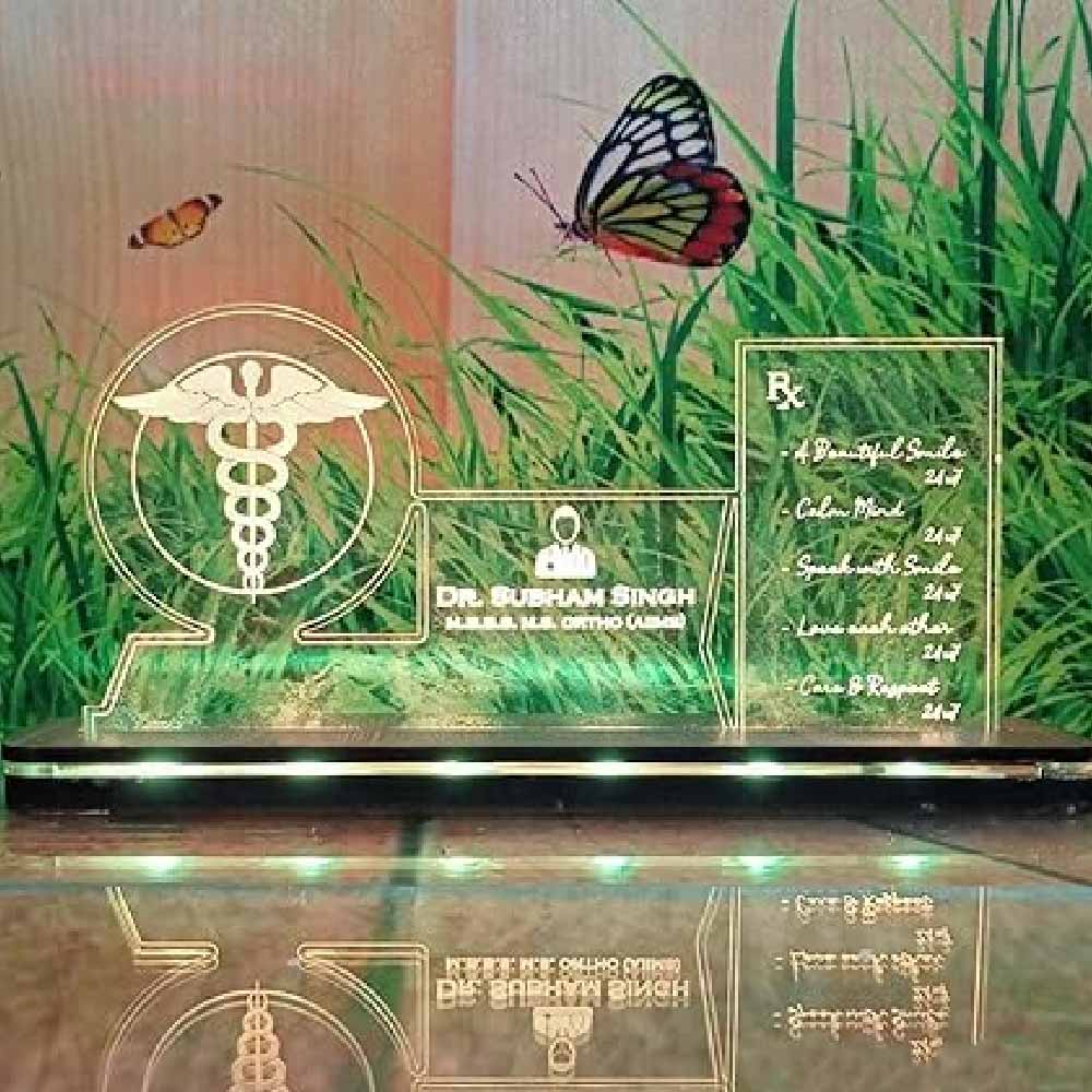 Doctor Transparent Acrylic LED Table Lamp