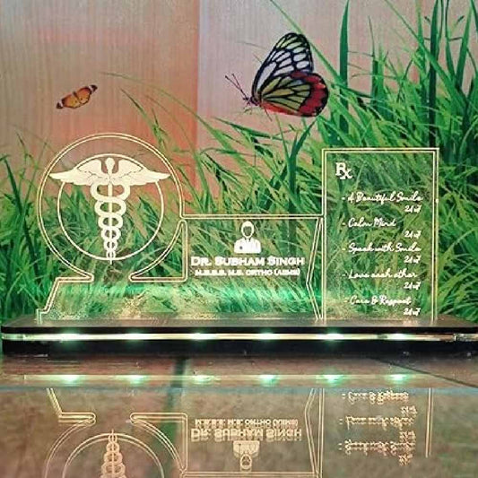 Doctor Transparent Acrylic LED Table Lamp
