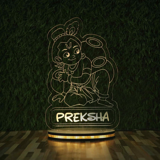 3d Acrylic Krishna LED Lamp