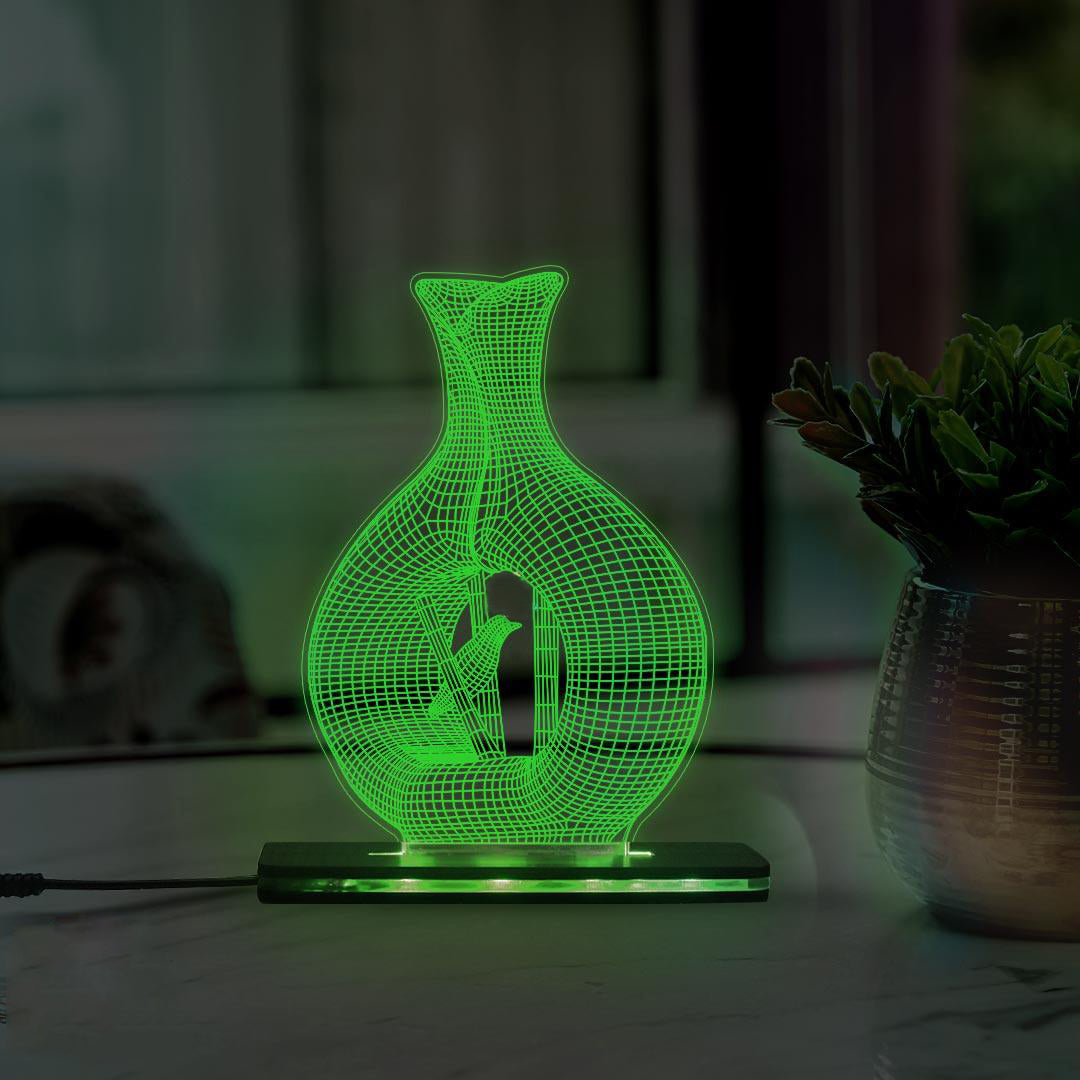 3d Acrylic Multi-Colored LED Lamp