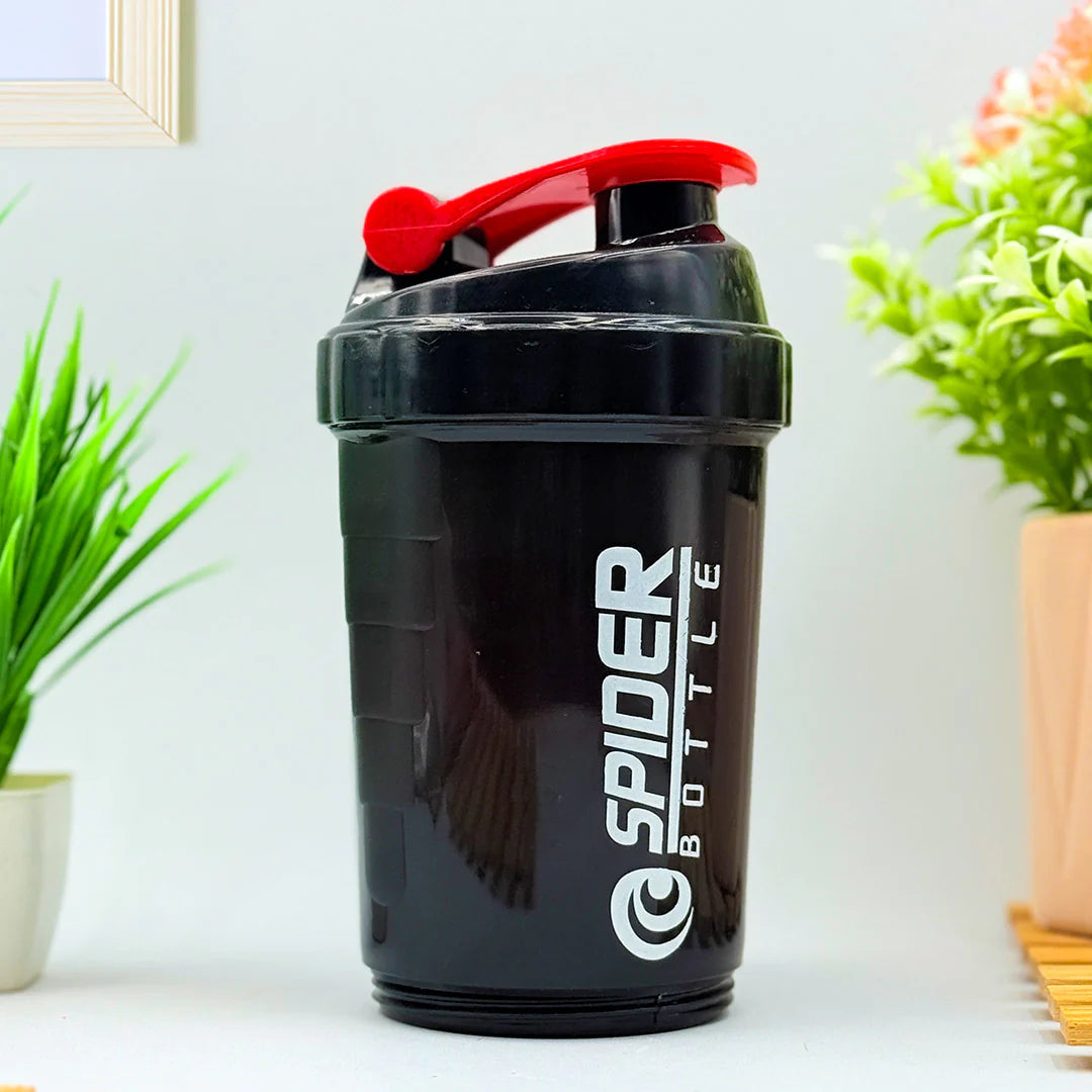 Personalized Spider Shaker Bottle 500ml –Multi-Piece Design for Protein & Workouts
