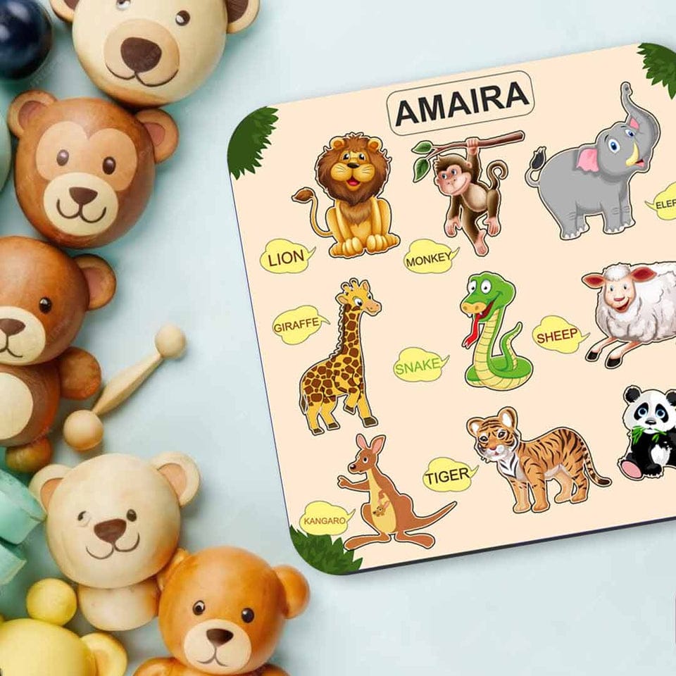 Customise Different Design Duzzle For Children 8X8"