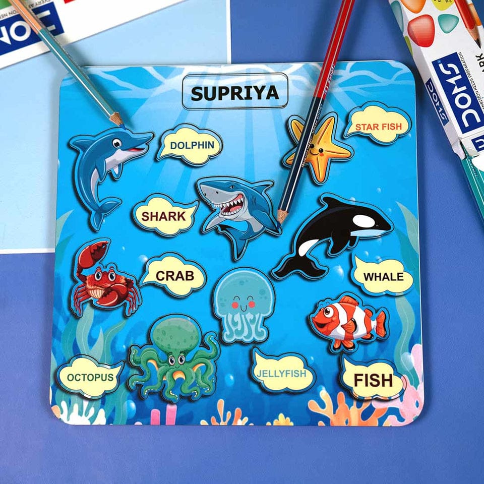 Customise Different Design Duzzle For Children 8X8"