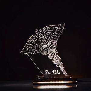 PERSONALIZED DOCTOR DESK NAME PLATE