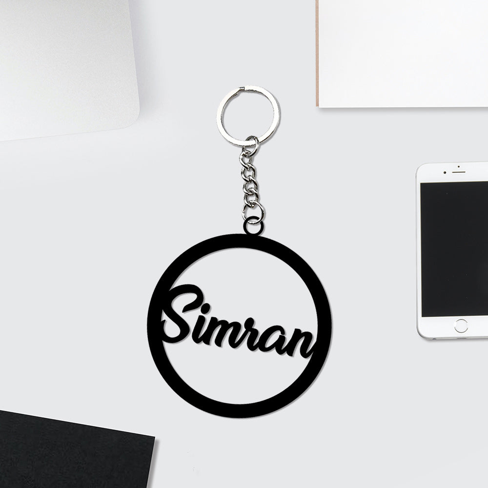 Personalized Rectangular Photo Wooden Keychain