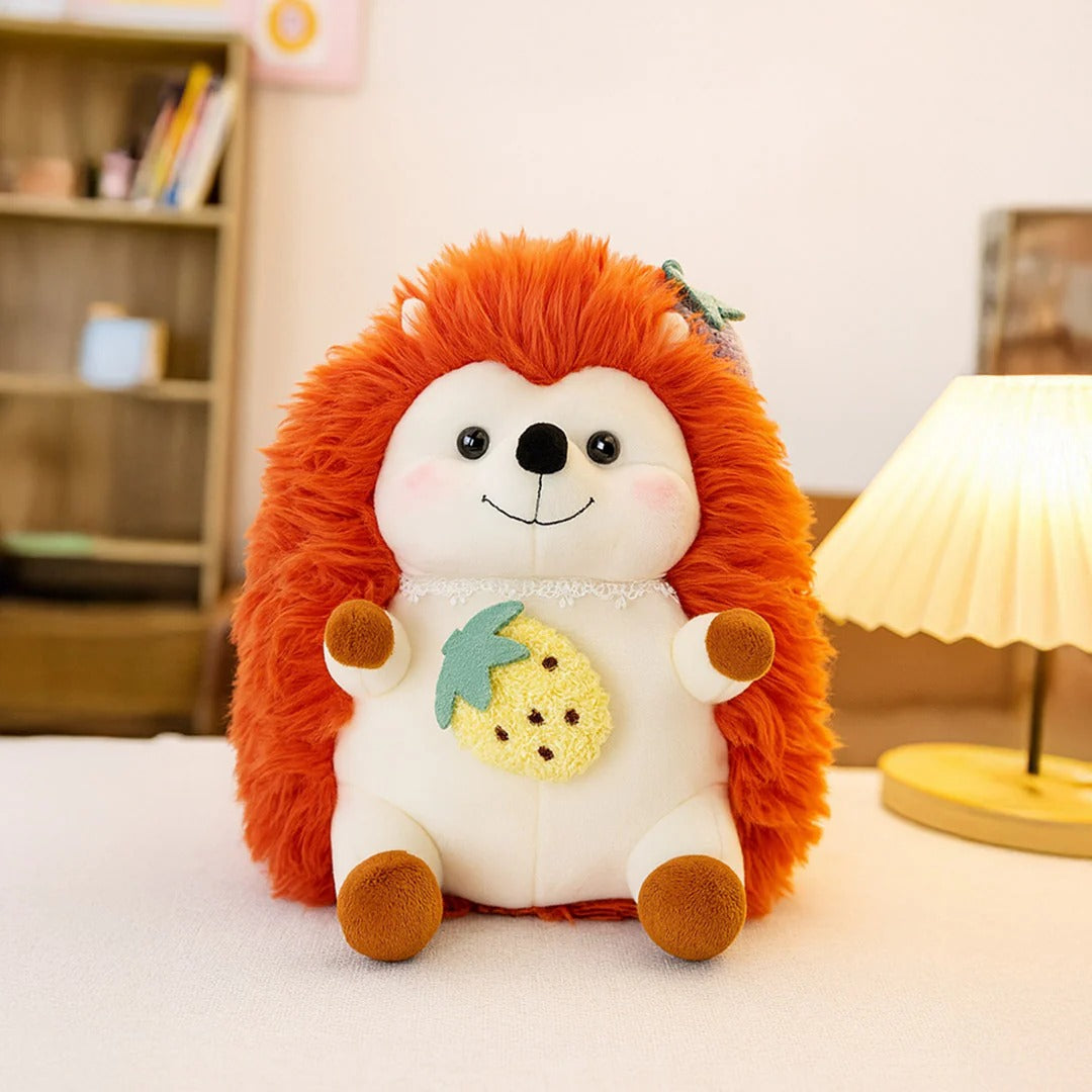 Colorful Fruit Hedgehog Plush Toy.
