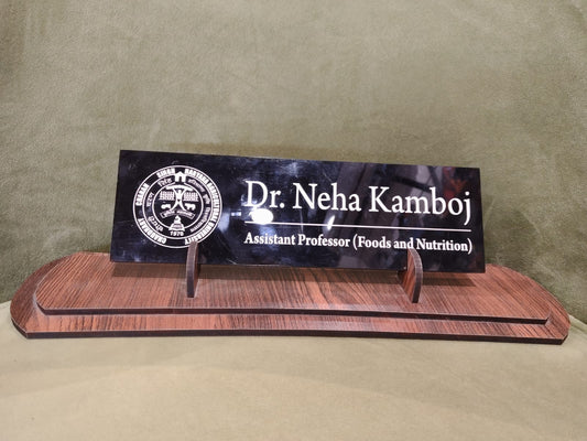 Professional Desk Name Plate