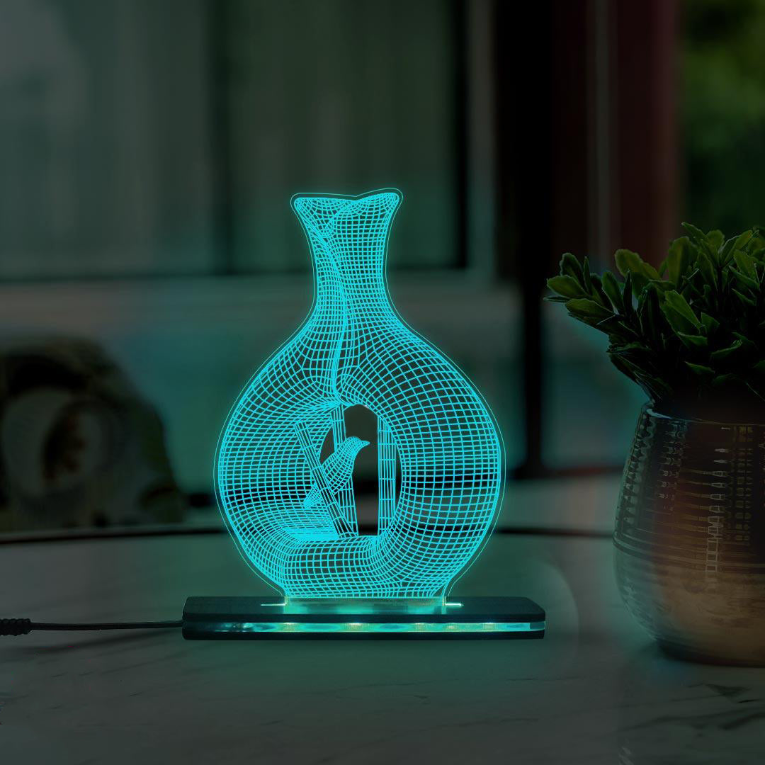 3d Acrylic Multi-Colored LED Lamp