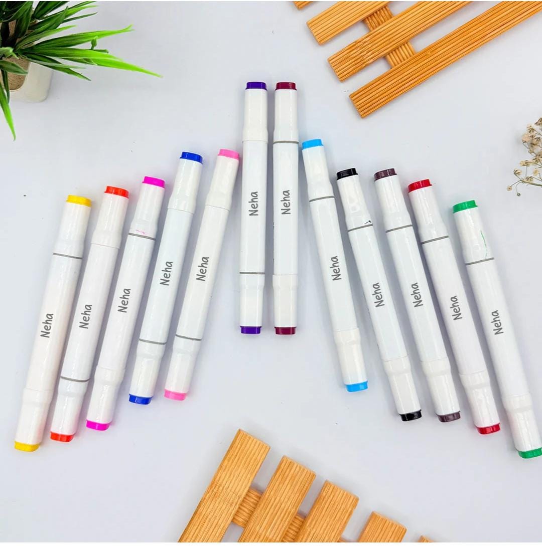 Dual Tips Pen 12 Pcs