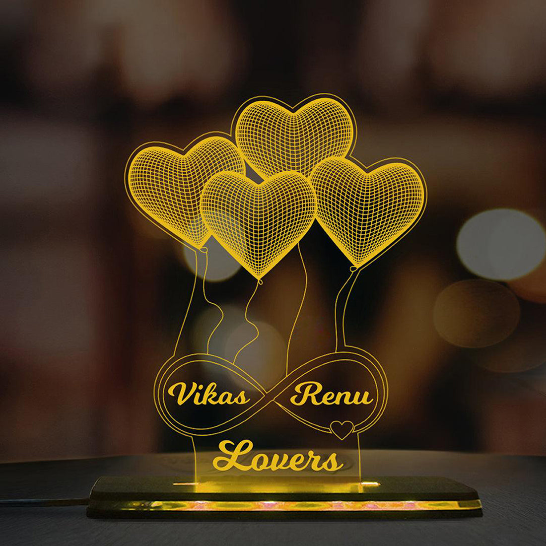 3d Acrylic Multicolored LED Lamp