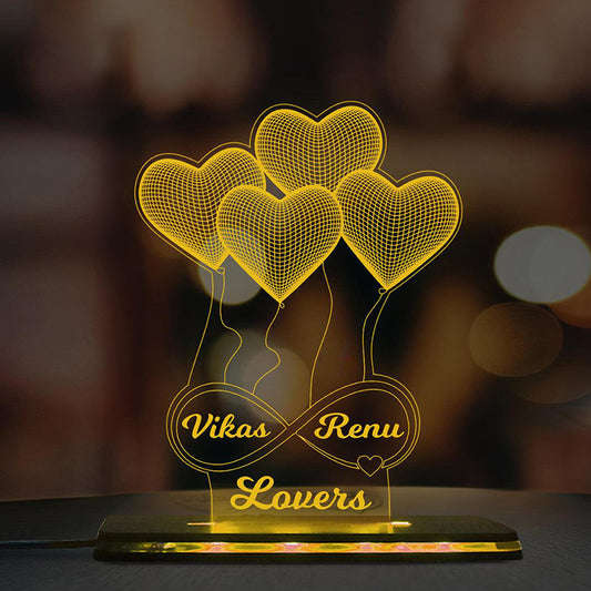 3d Acrylic Multicolored LED Lamp
