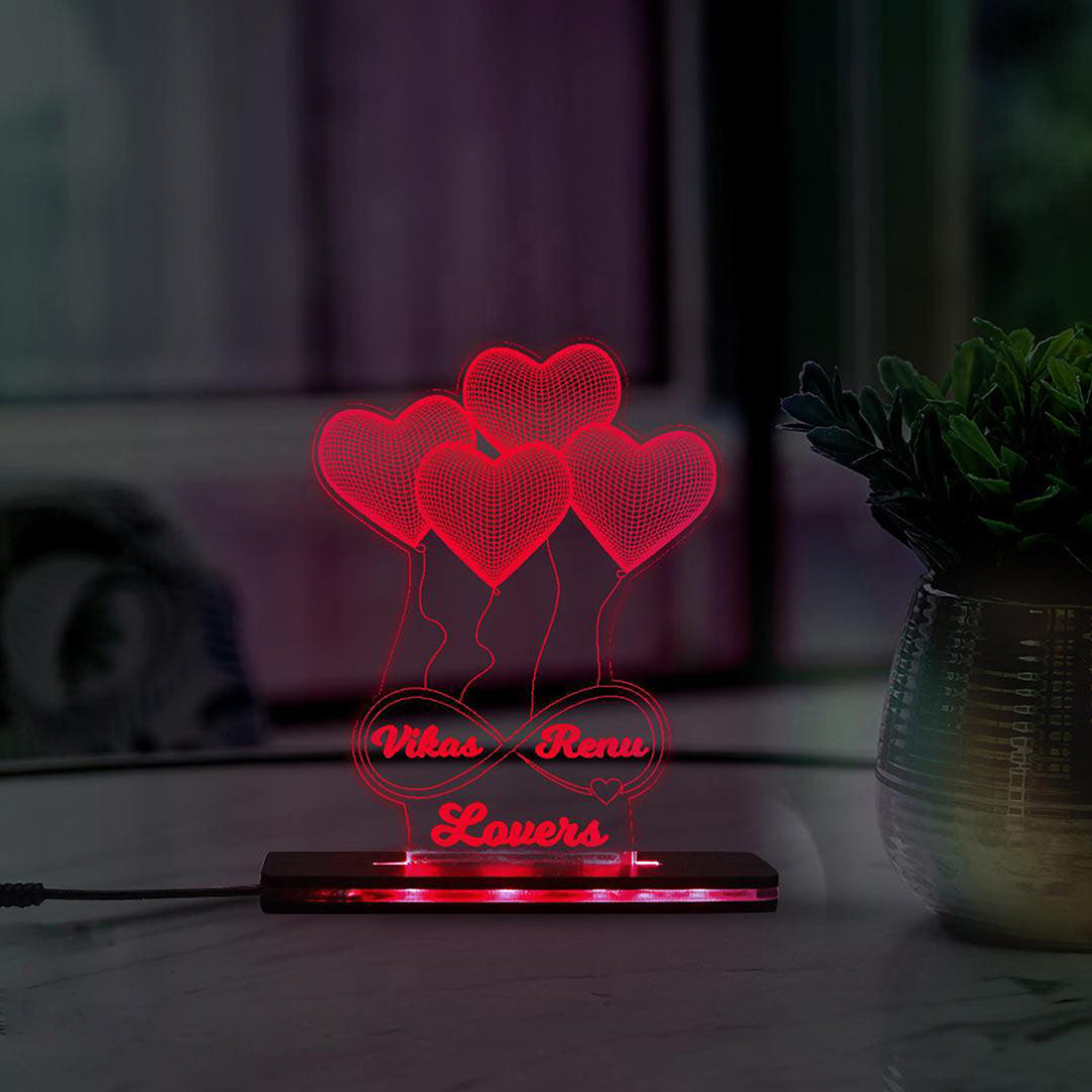 3d Acrylic Multicolored LED Lamp
