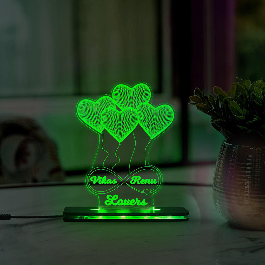3d Acrylic Multicolored LED Lamp