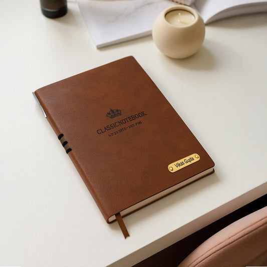 Customize diary with pen.