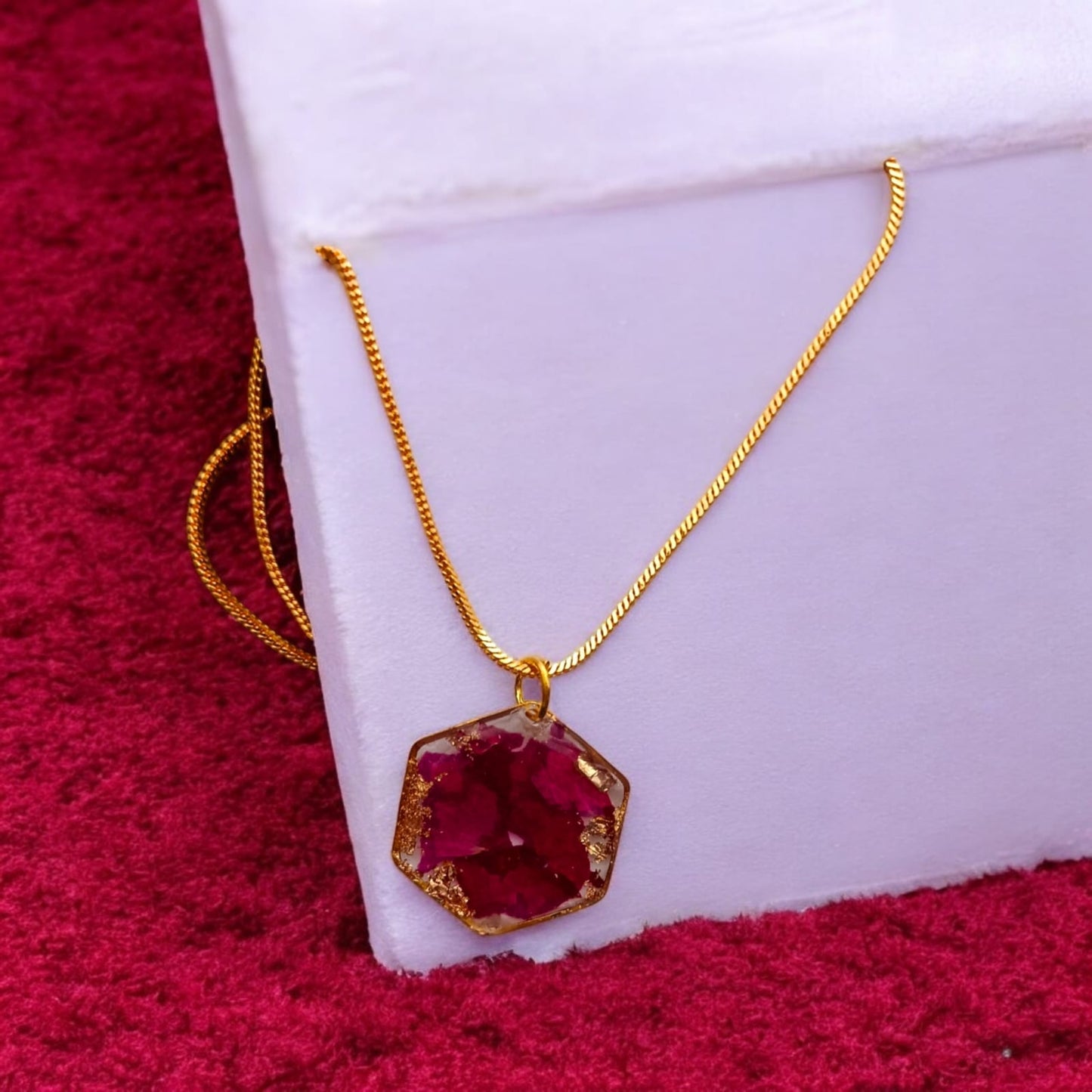 Drop Pending With Real Rose