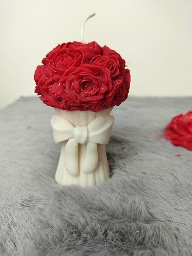 Red Rose Bouquet Scented Candle
