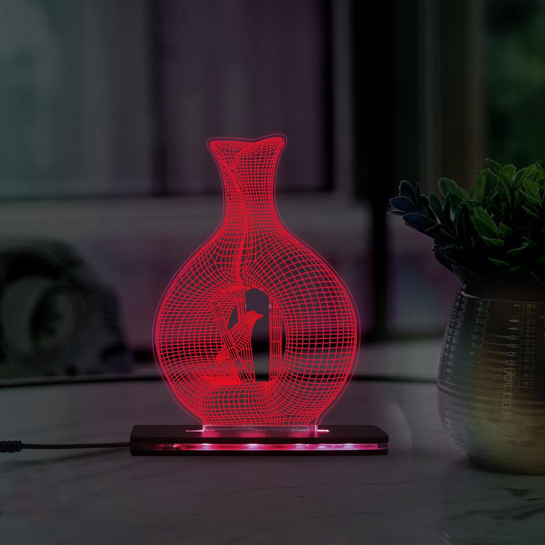 3d Acrylic Multi-Colored LED Lamp