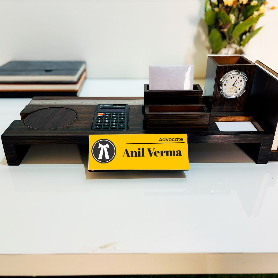 Multi Purpose Table Stand,Pen stand ,Visting card holder ,Tea coster ,Calculator ,Scale stand ,Diary stand ,Paper stand ,Watch ,Phone stand .