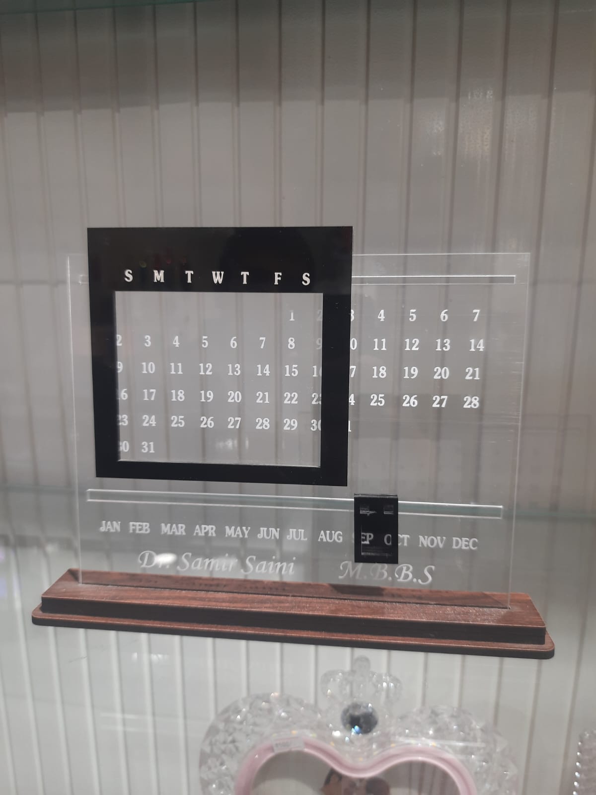 Customized Wooden Calender