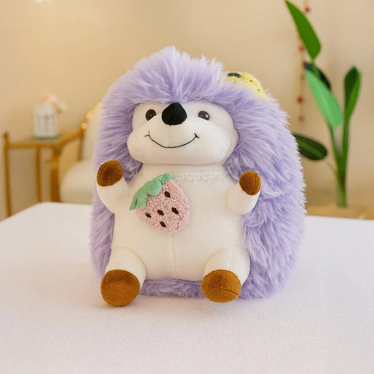 Colorful Fruit Hedgehog Plush Toy.