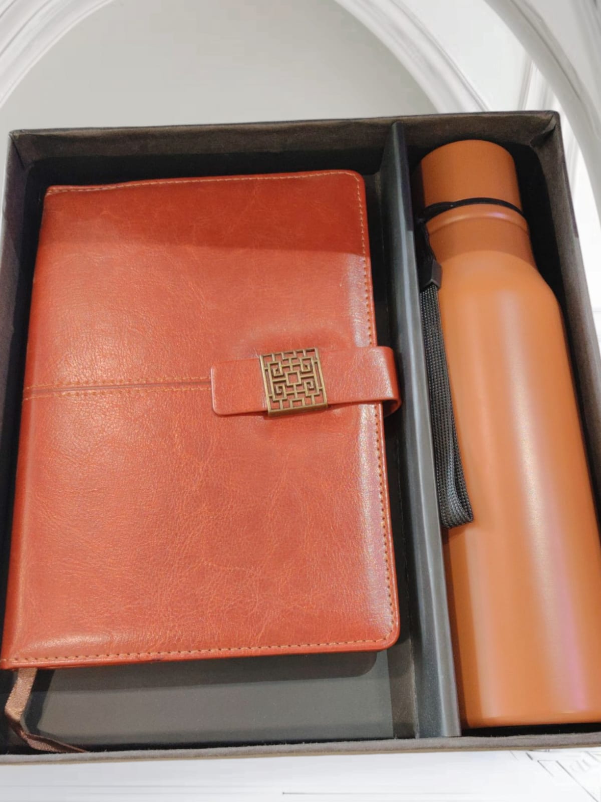 personalized diary bottle combo