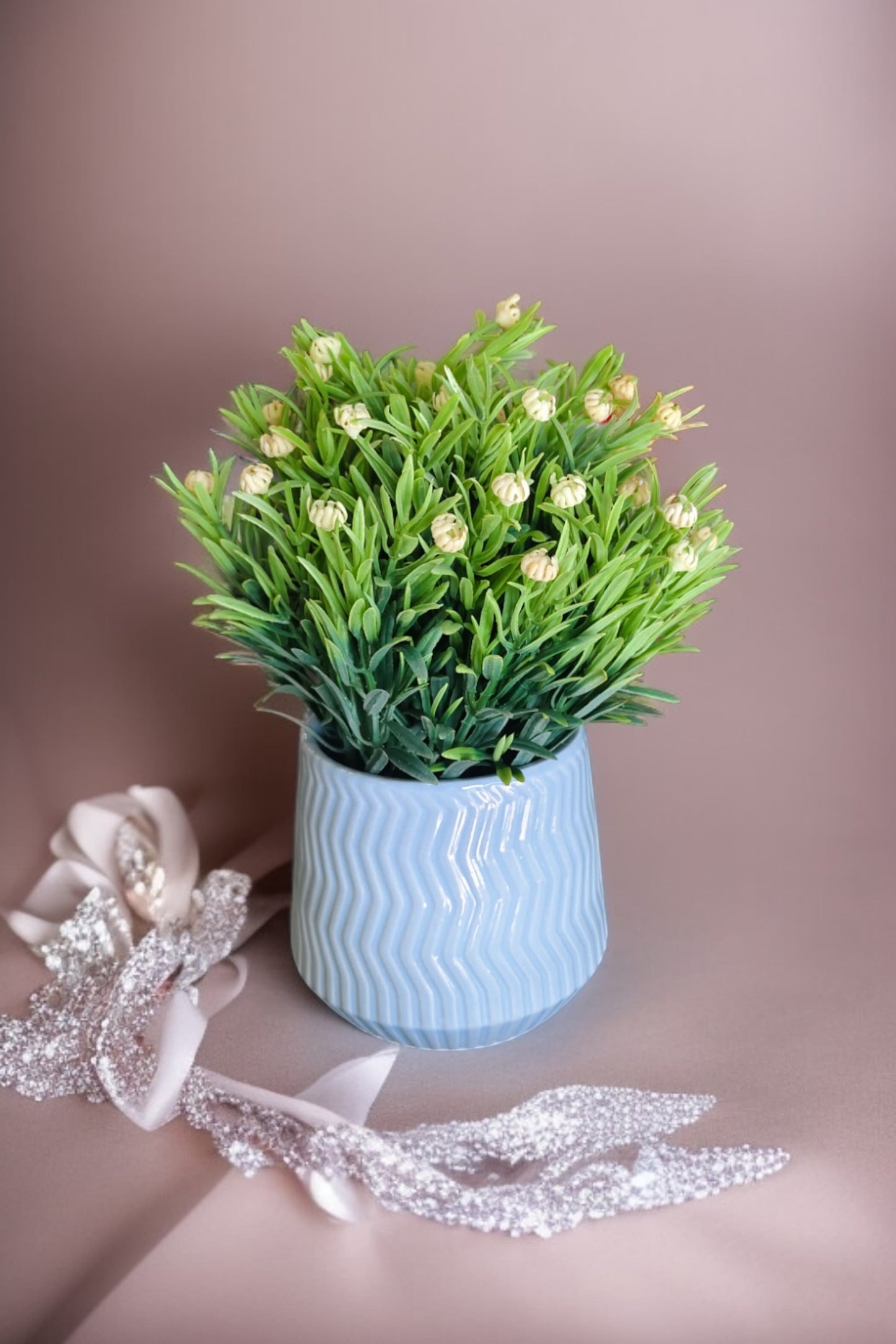 Customize Imported  Flower With Ceramic Pot