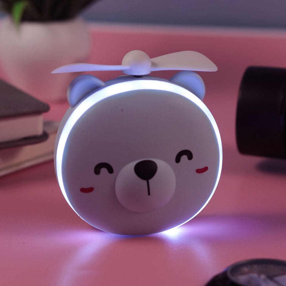 Customise Mini Usb Fan With Mirror And Led