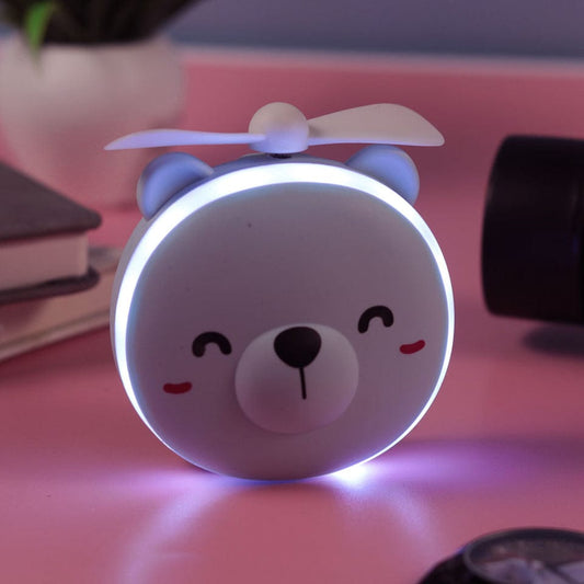 Customise Mini Usb Fan With Mirror And Led