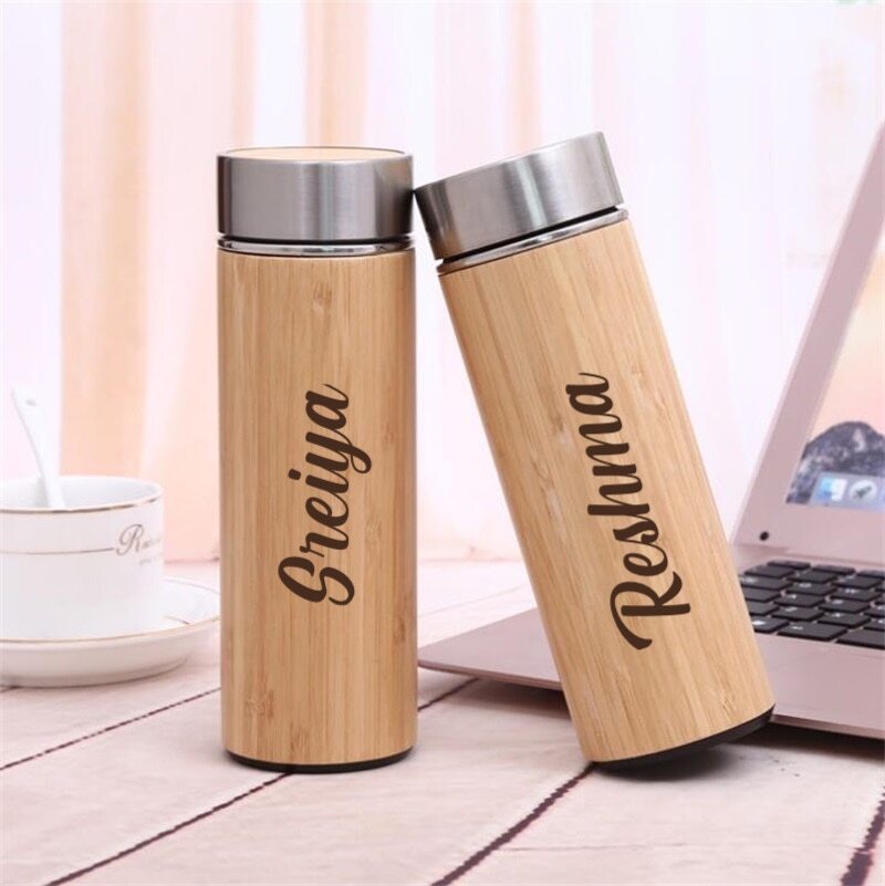 Customise bamboo bottle 500 ml