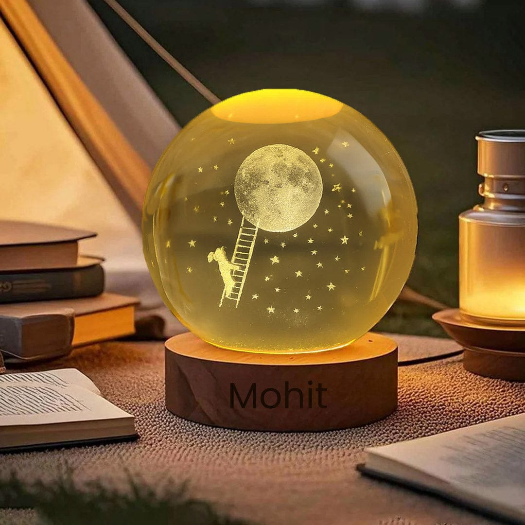 Starry Night Globe Lamp