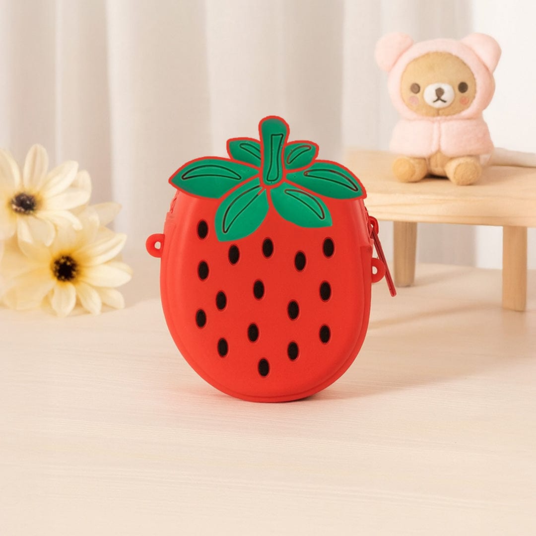 Cute fruit-shaped sling bags.