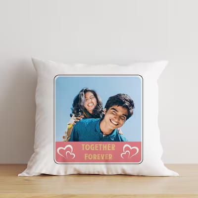 Personalized Square Photo Cushion 15x15"