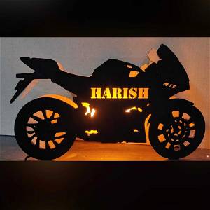 Customized Wooden Couple Name Alphabet Letter LED Lamp