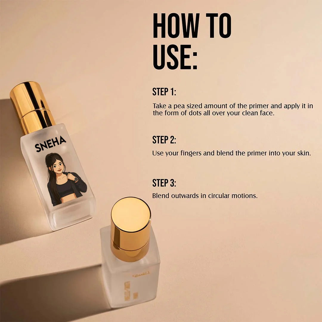 Personalized Glam 21 Poreless + Smooth Primer.