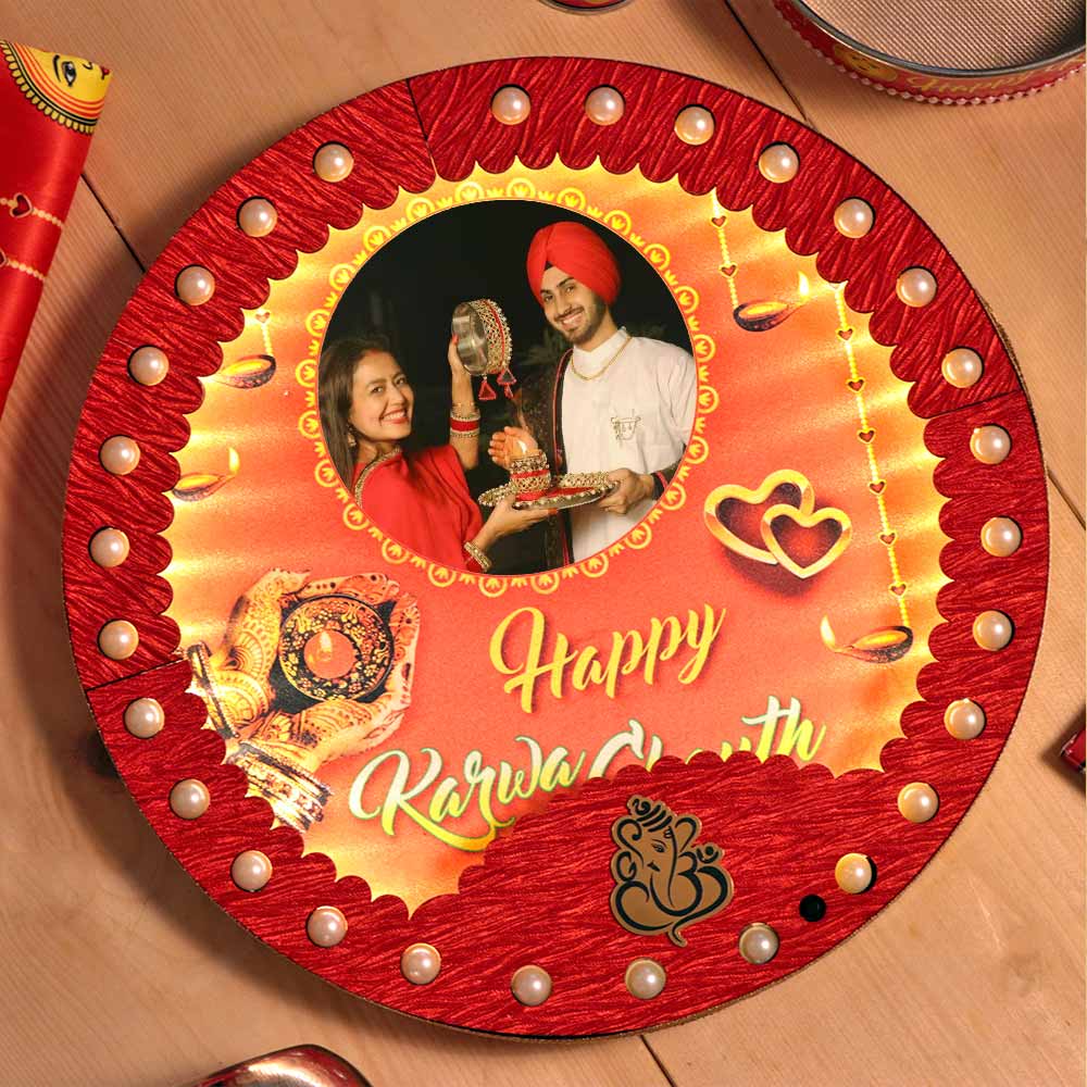 Traditional Karwa Chauth Pooja Thali Set