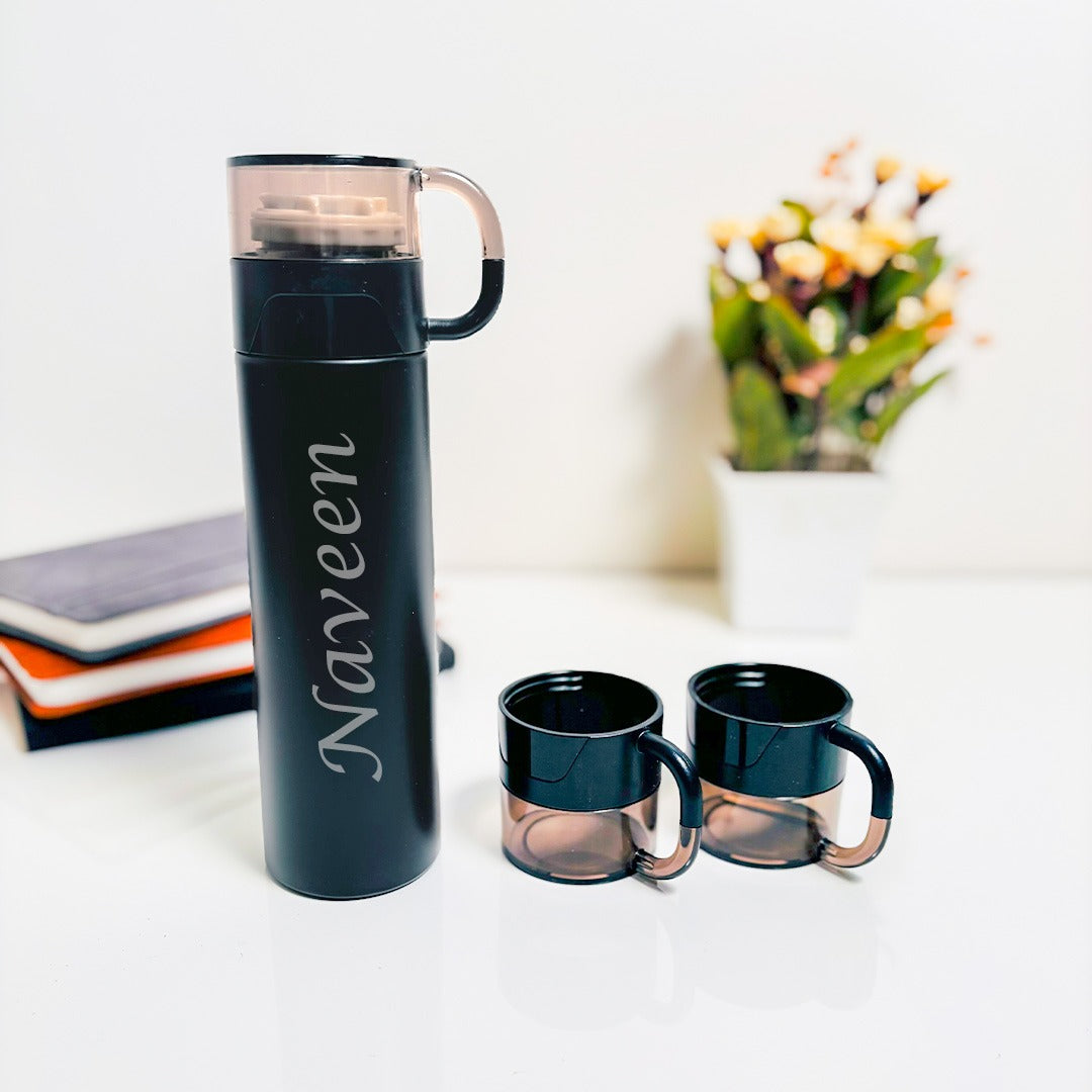 Heavy quality flask set