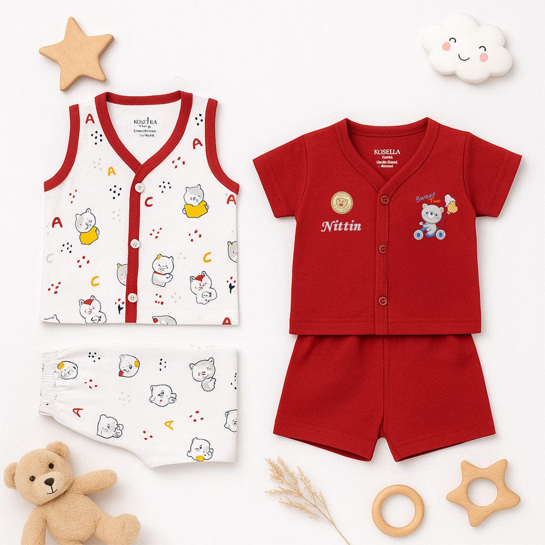 Soft Cotton Baby Suit Set.