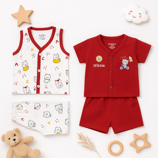 Soft Cotton Baby Suit Set.