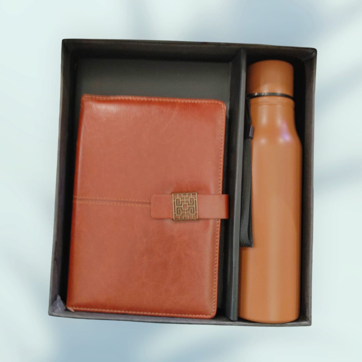 personalized diary bottle combo