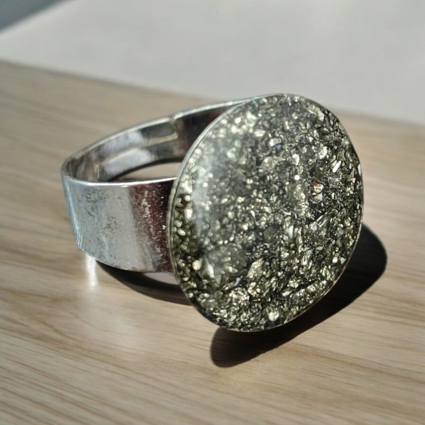 Pyrite Handmade Ring