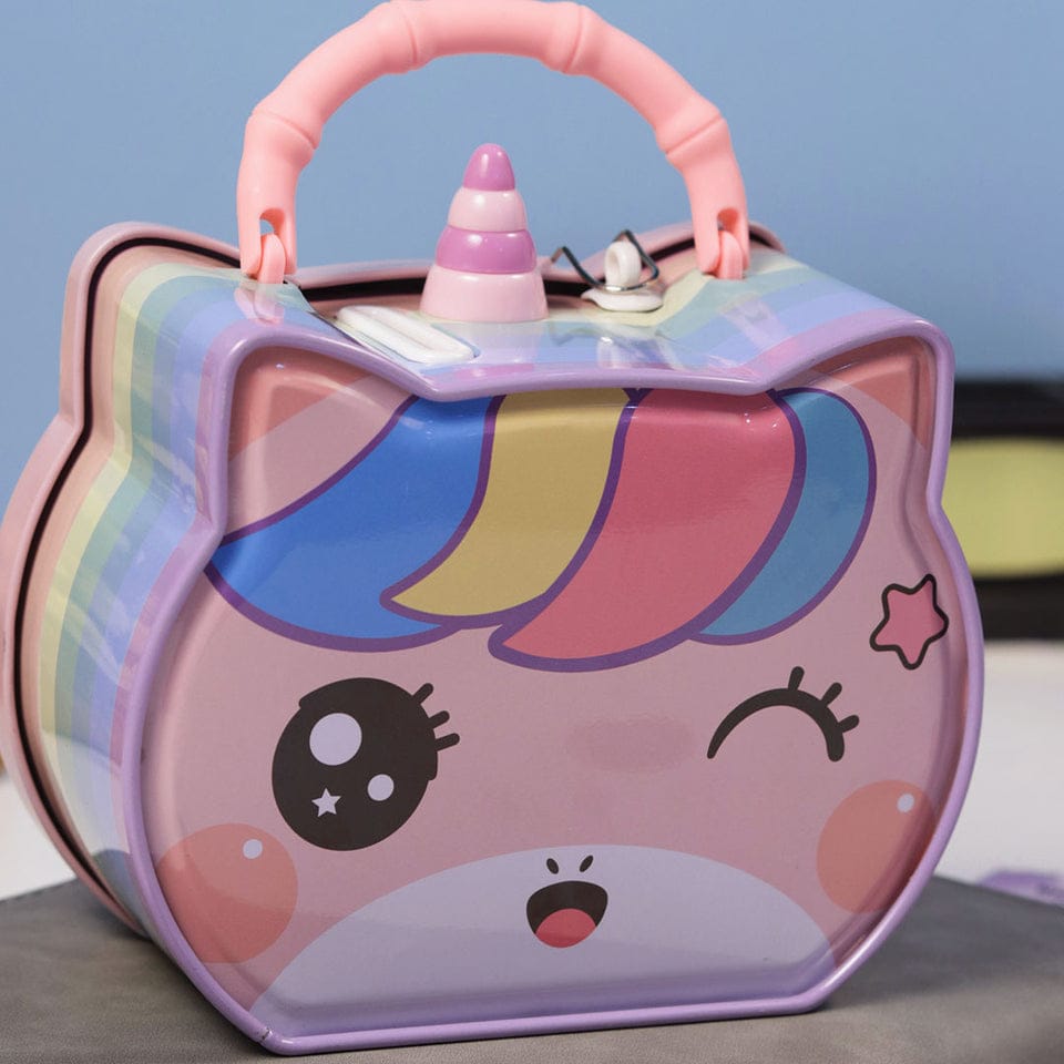 Customise Metel Piggy Bank With Lock