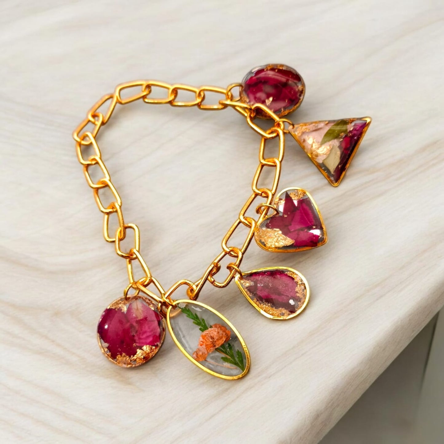 Handmade bracelet for real Rose