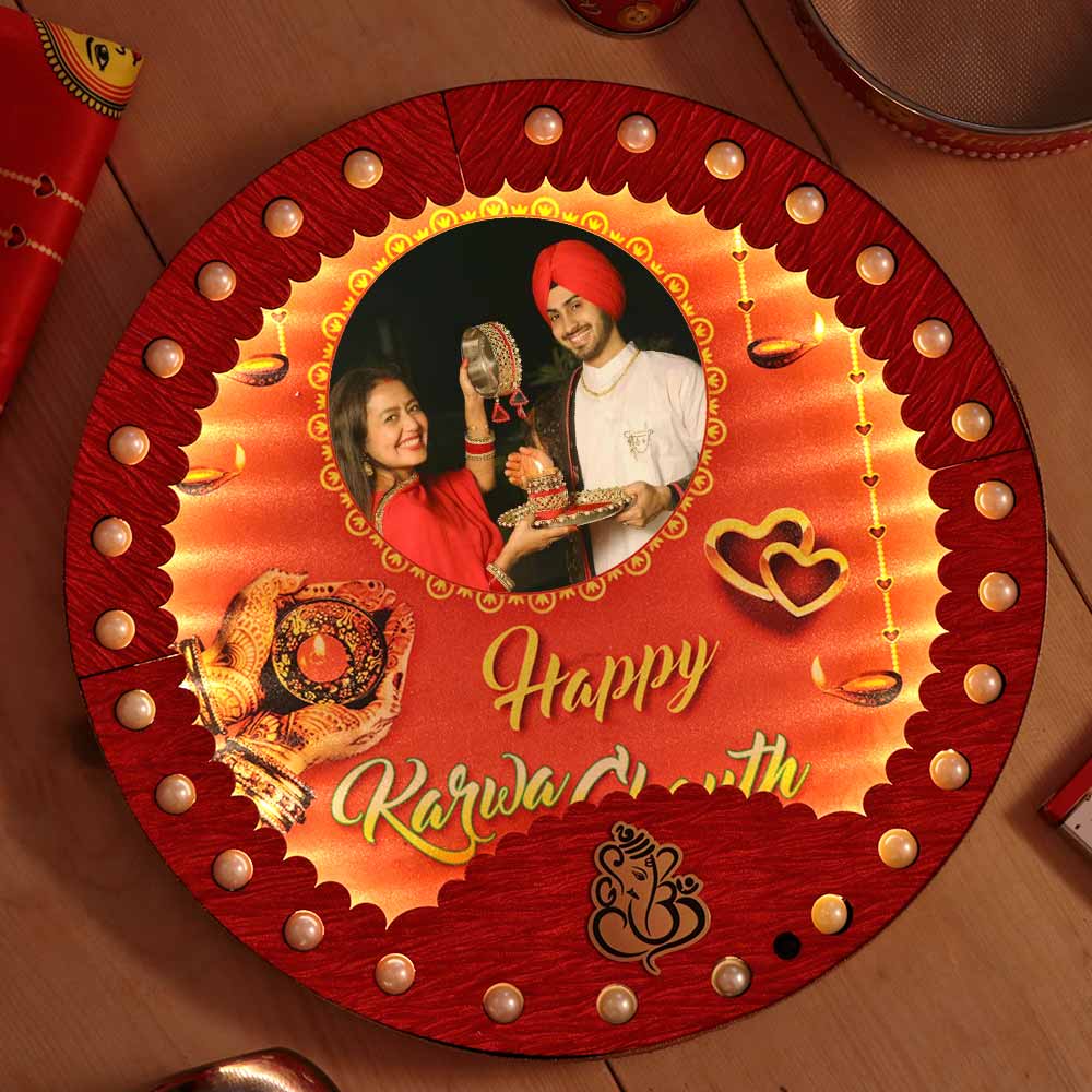 Traditional Karwa Chauth Pooja Thali Set