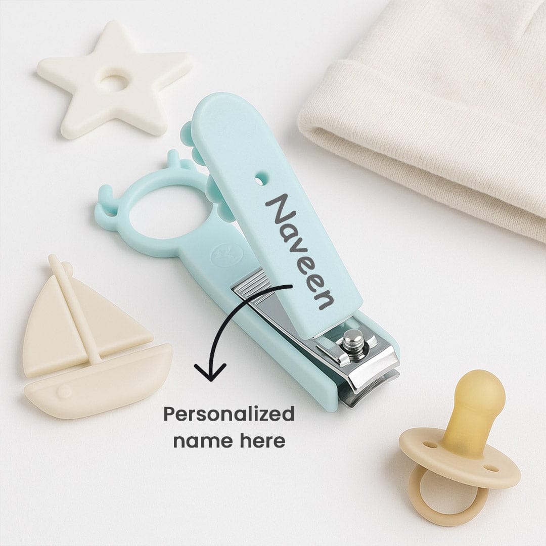 Personalized Baby Nail Cutter – Baby pink & Blue