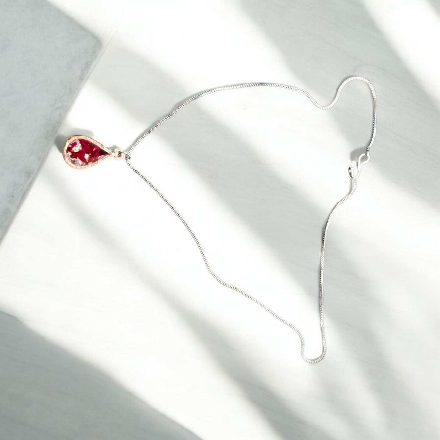 Drop pending With Real Rose